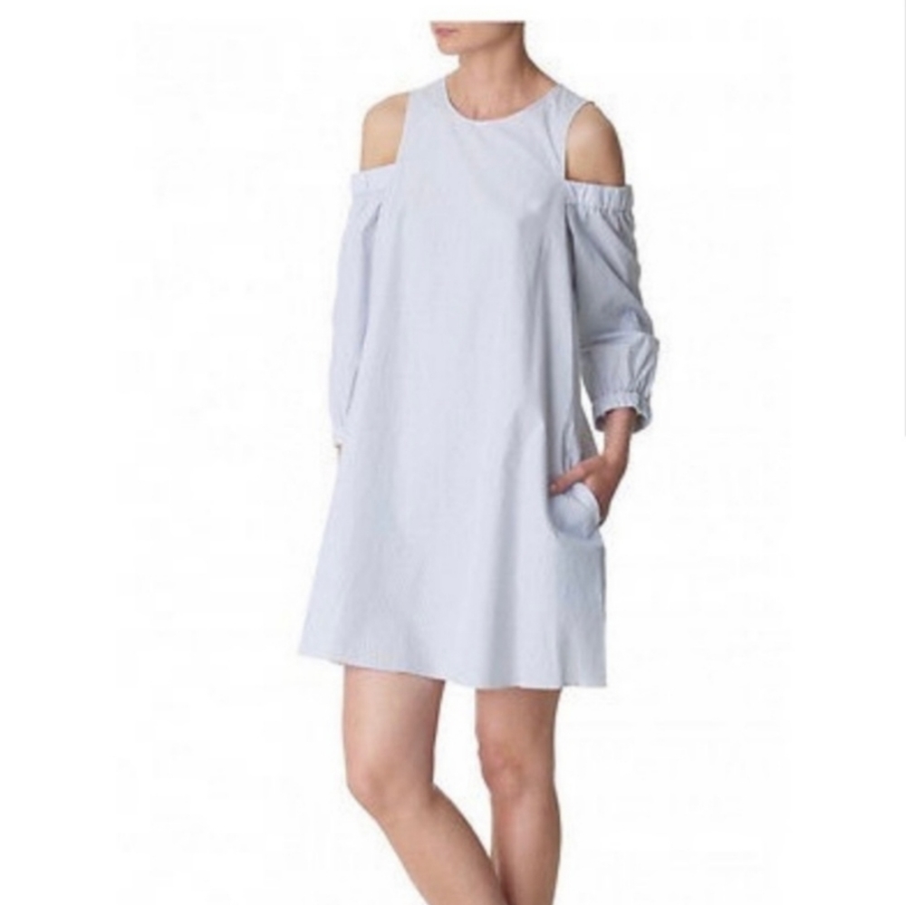 Tibi Crewneck Mini Dress